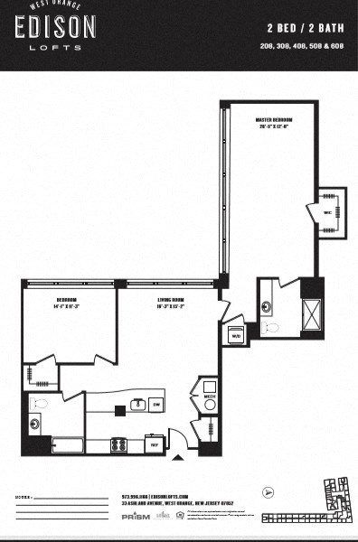 the floor plan of the edison lofts